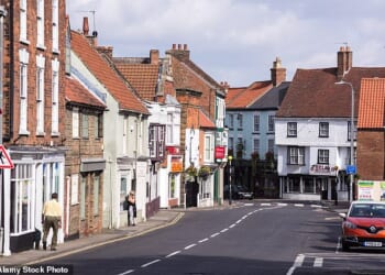 Louth in East Lindsey is situated between the North Sea coast and Lincolnshire Wolds