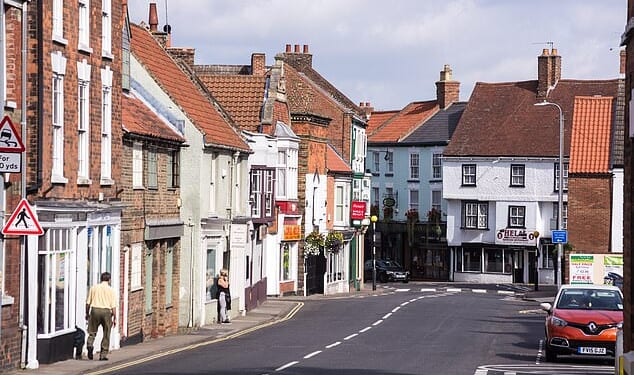 Louth in East Lindsey is situated between the North Sea coast and Lincolnshire Wolds