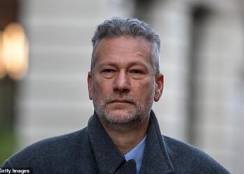 Former Reform UK Wales leader Nathan Gill arrives at the Old Bailey for sentence