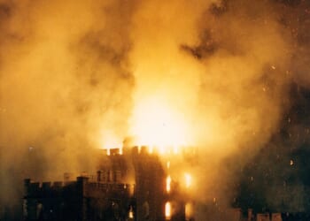 On November 20 1992, Charles Noble, one of the picture specialists, returned from a coffee break to Queen Victoria's Private Chapel and asked the forewarning question: 'Can you smell burning?. But it was too late - by 11.45 the chapel had been utterly consumed by the blaze