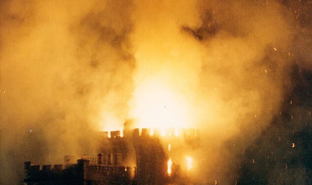On November 20 1992, Charles Noble, one of the picture specialists, returned from a coffee break to Queen Victoria's Private Chapel and asked the forewarning question: 'Can you smell burning?. But it was too late - by 11.45 the chapel had been utterly consumed by the blaze