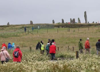 Orkney residents living on the remote Scottish island claim they are under siege from tourists