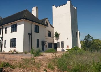 The 17th century hilltop castle set in the Warwickshire countryside, which was sold to Piers Daniell and his wife Emma for £1.4million