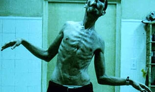 The most dramatic celebrity film transformations: From Christian Bale's extreme 62lbs weight loss (pictured) to Cillian Murphy's 'almond a day diet' and Charlize Theron piling on the pounds