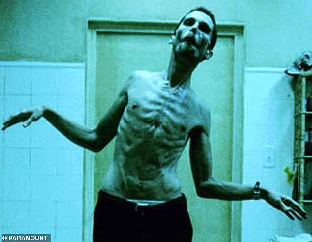 The most dramatic celebrity film transformations: From Christian Bale's extreme 62lbs weight loss (pictured) to Cillian Murphy's 'almond a day diet' and Charlize Theron piling on the pounds