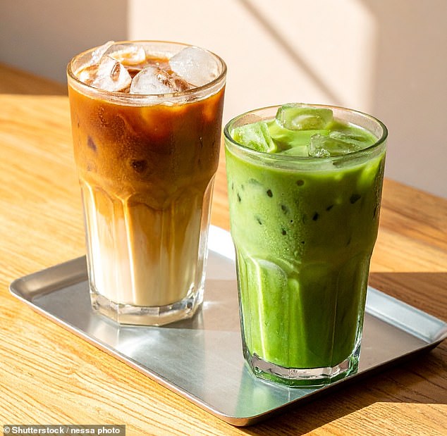 Our obsession with matcha shows no sign of abating, while celebs Gwyneth Paltrow and Brad Pitt swear by its energy-giving properties without coffee's jittery side-effects (FILE PHOTO)