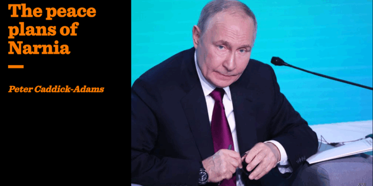 The peace plans of Narnia | Peter Caddick-Adams