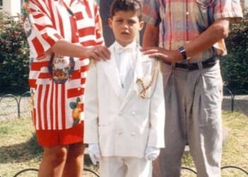 Cristiano Ronaldo admits to never really knowing his father (right), but he has shaped his life