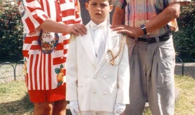 Cristiano Ronaldo admits to never really knowing his father (right), but he has shaped his life