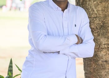 The real Mohamed Farah in Nairobi. He begged Sir Mo to support his bid for a new life in Britain