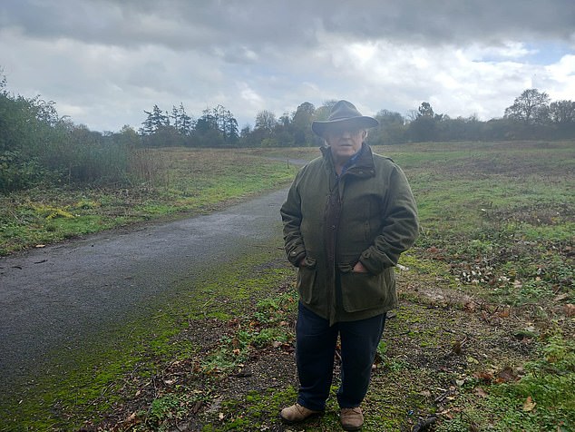 Morgyn Davies, 69, is leading the campaign - while his wife Trudy's home baking skills are among the weapons being used to rally support near MoD Corsham in Wiltshire