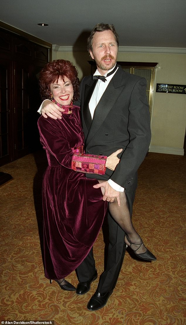 The secret to Ruby Wax's 'unconventional' 33-year marriage to English public school boy Ed, whom she married in 1988 (pictured in 1996)