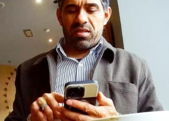 A man named Shaxawan Jamal (pictured, in covert footage) was last week unmasked by undercover BBC reporters as the King of the Mini Mart - a ringleader in a shady Kurdish organised crime network which operates in plain sight on Britain's high streets