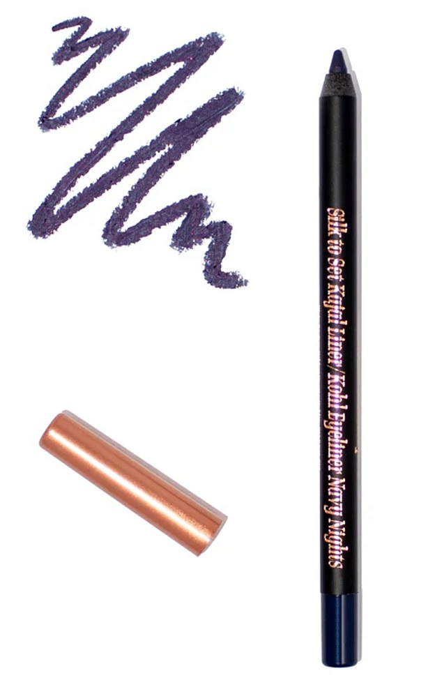 Kajal liners make application 'really easy', according to Hannah, who uses the Silk to Set liner from Hildun