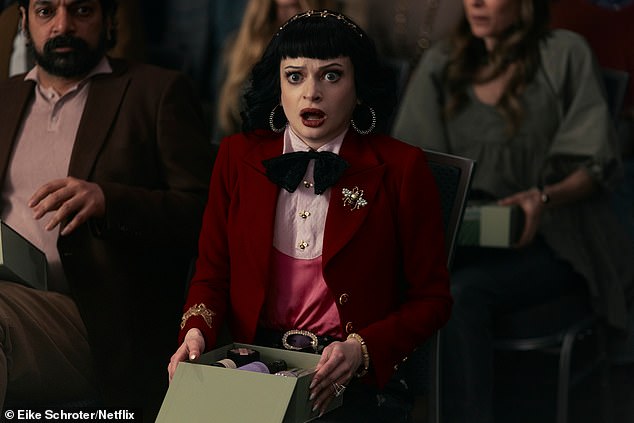 After starring in The Midnight Club she went on to work with Mike Flanagan once again on The Fall Of The House Of Usher in 2023 (pictured)