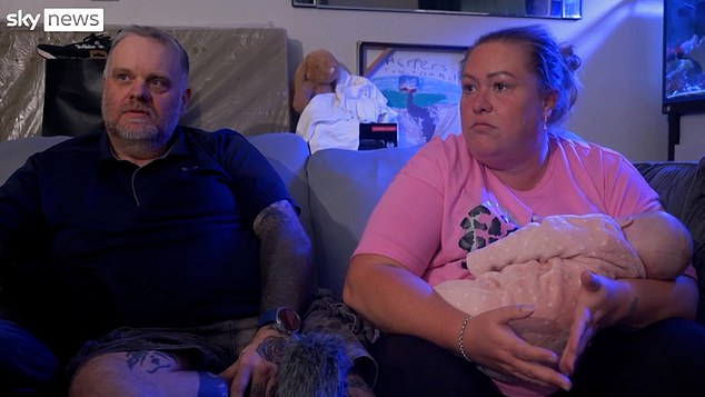 Lee Stevenson and Gemma Grafton, who welcomed their third child Ivie three months ago, said they struggle to afford to cover even the basics such as food and raged at what they see as free handouts to asylum seekers