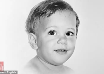 The black and white image, taken from a recent documentary, shows a little boy named Robert Prevost who would one day become Pope Leo XIV