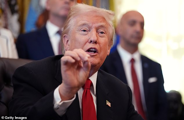 The White House had accused the broadcaster of spreading '100 per cent fake news'