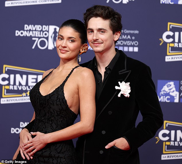 During the interview, which came out on Thursday, the reporter noted that Chalemet 'would not talk about his relationship with girlfriend Jenner.' They're seen here in May