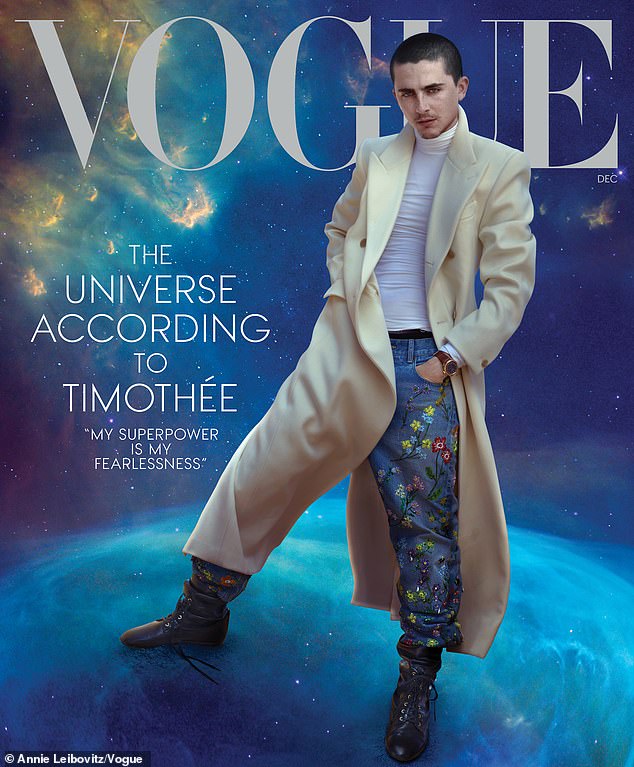 Timothée Chalamet tells the latest edition of Vogue that children are 'on his radar' as he looks to the future after watching his older sister Paulin welcome her first child in 2024