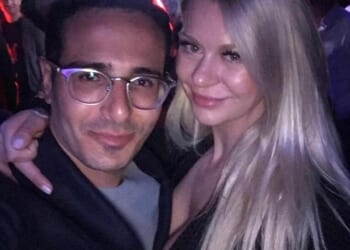 Swedish businesswoman Pernilla Sjoholm and 'Tinder Swindler' Shimon Hayut, 35, who has been dramatically released from prison in Georgia