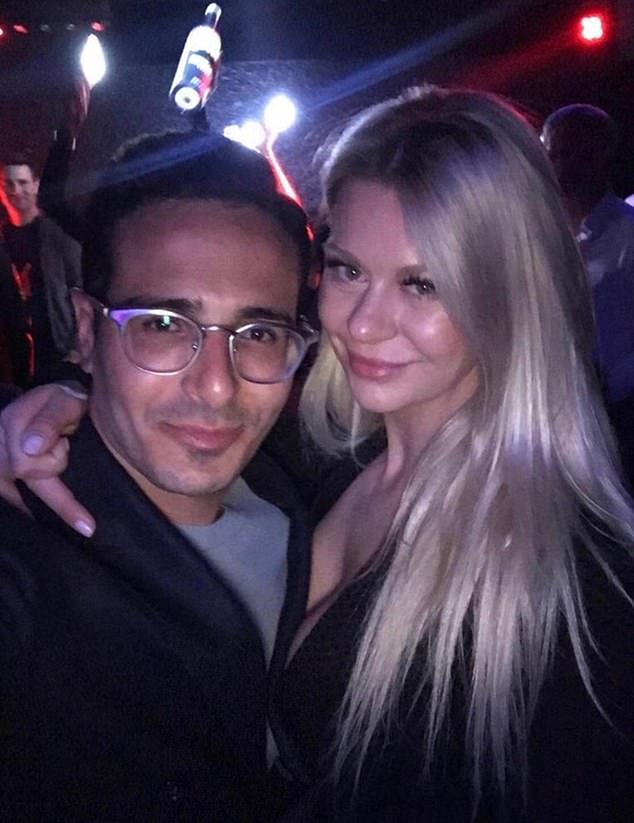 Swedish businesswoman Pernilla Sjoholm and 'Tinder Swindler' Shimon Hayut, 35, who has been dramatically released from prison in Georgia