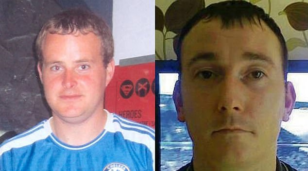 In April 2014, drug dealer Eoin O'Connor (left) and his friend Anthony Keegan (right) travelled to Ballyjamesduff to collect money from Van der Westhuizen owed to O'Connor's bosses