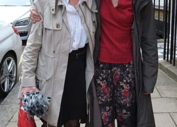 Susanna Gross, who died on Tuesday, with her mother Miriam