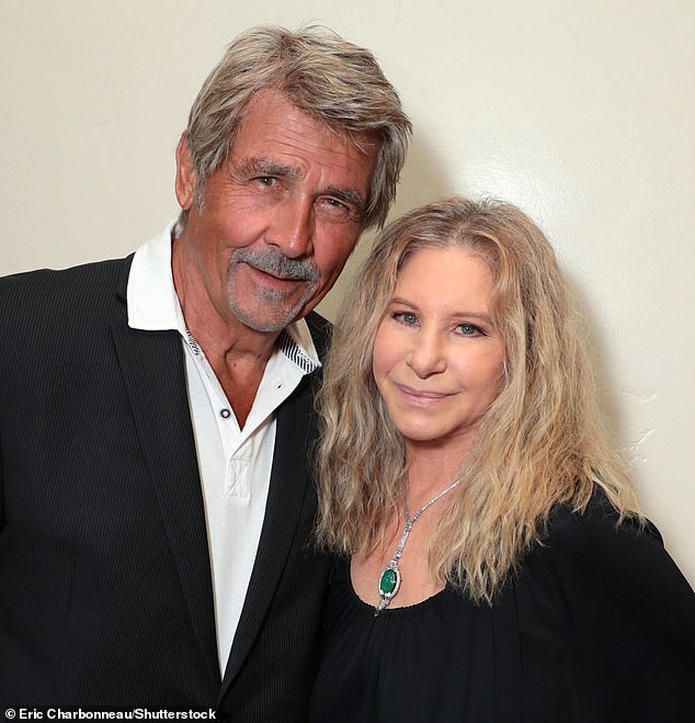 The sons of Hollywood royalty James Brolin, 85, who lives with third wife Barbra Streisand (pictured) in a $20 million Malibu mansion, have so little in common it's even hard to spot the family resemblance
