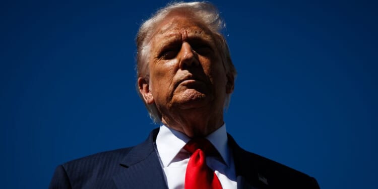 President Donald Trump speaks to reporters at Palm Beach International Airport on Oct. 31, 2025 in West Palm Beach, Florida.