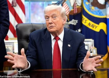 Trump delivers savage parting shot to 'lowlifes' MTG and Thomas Massie while declaring GOP has 'never been so united'