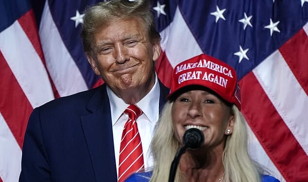 Donald Trump slammed renegade Republican Marjorie Taylor Greene as a 'traitor' and said she turned on him because he 'refused to return her never ending barrage of phone calls'