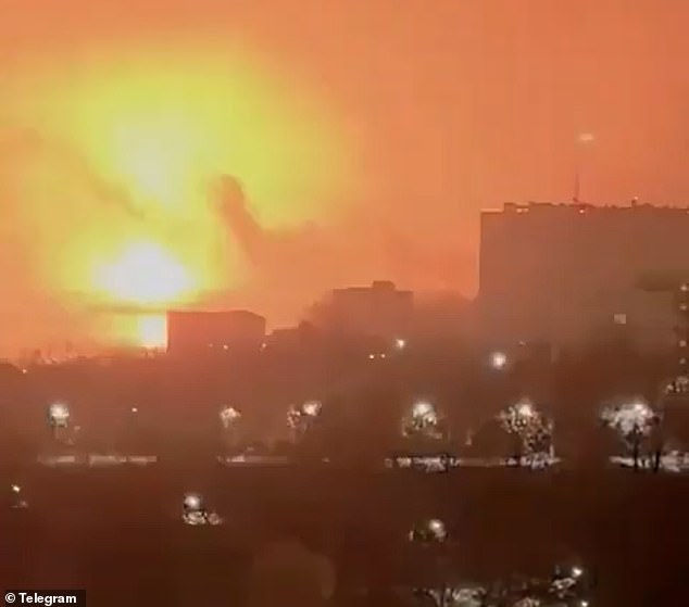 The Russian Defense Ministry said that 249 Ukrainian drones were downed over regions overnight