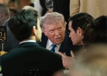 Donald Trump made a heartfelt confession to Secretary of State Marco Rubio about the First Lady at his Mar-a-Lago Halloween party