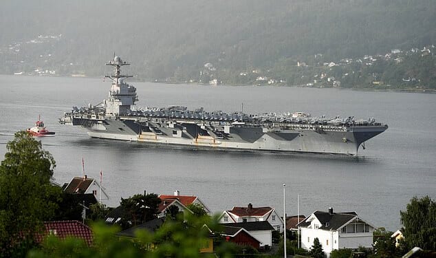 U.S. Navy's USS Gerald R. Ford in Norway in September