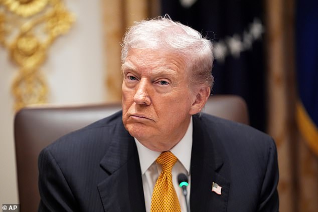 Trump, 79, took to Truth Social on Saturday to recommend Republicans stop sending federal funds to 'money-sucking insurance companies' and instead give it to the American people to spend on healthcare