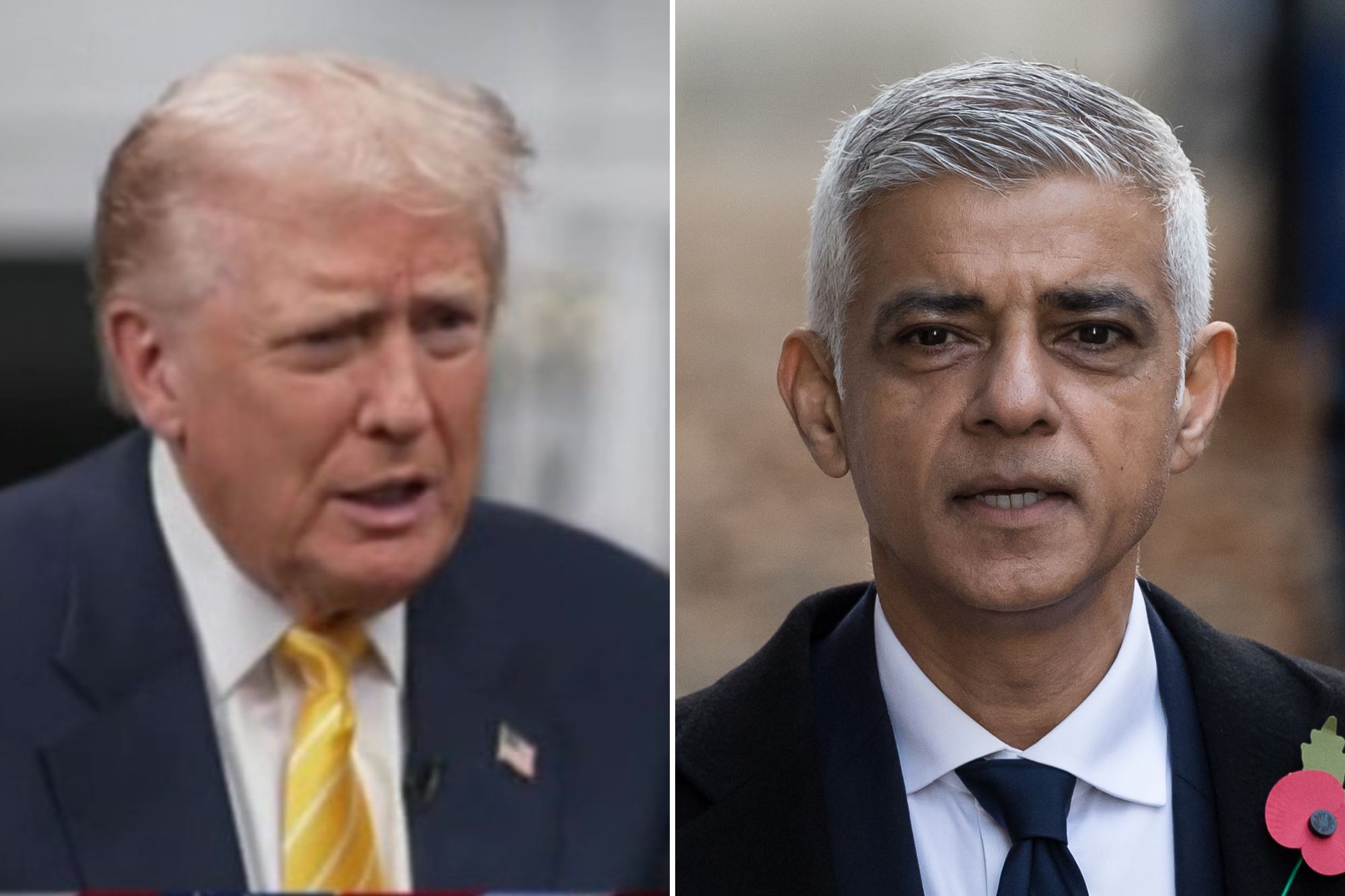 An image collage containing 2 images, Image 1 shows NINTCHDBPICT001038607953, Image 2 shows Remembrance Sunday Service in London