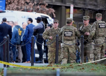 Two National Guard members shot in DC, suspect in custody
