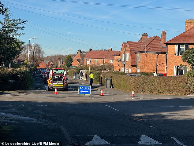 Prestop Drive in Ashby-de-la Zouch this morning after another blaze was called in at 7.08am