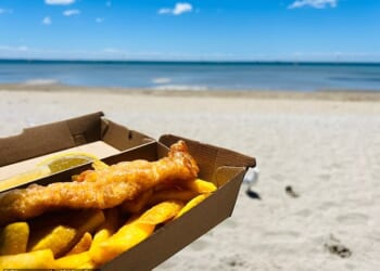 While most Brits have their favourite local chippy, the common unspoken rule is usually that fish and chips taste the best when they're served with a sea view