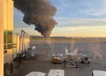 Multiple people were injured when a plane crashed near a Kentucky airport on Tuesday, sending a massive plume of smoke across the city