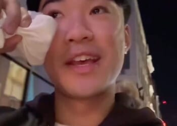 Eric Ou told how a robber armed with a knife allegedly punched him in the face and stole £3,000 worth of jewellery after spending just five hours in London