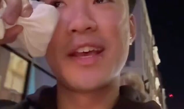 Eric Ou told how a robber armed with a knife allegedly punched him in the face and stole £3,000 worth of jewellery after spending just five hours in London