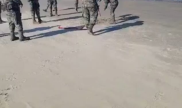 The IBWC is a binational agency which oversees the border and water treaties between the US and Mexico, marking the international boundary as one of it's several jobs