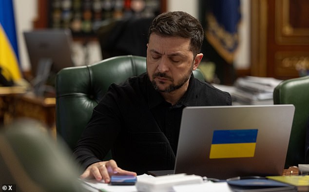 Volodymyr Zelensky sent his gratitude to a fuming Donald Trump following his proposed peace plan for ending the war in Ukraine