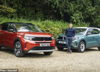 Daily Mail Motoring Editor Rob Hull has driven both the Vauxhall Frontera Electric (left) and Hybrid (right). Here's his verdict on which is better...