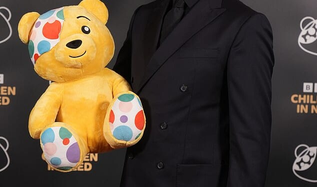 Vernon Kay, who is one of this year's main hosts, was spotted arriving at MediaCity in Salford, Manchester before tonight's show