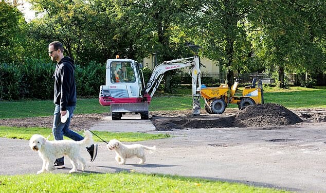 A play park in Chapel-en-le-Frith, Derbyshire, pictured, has been bulldozed and the council ordered to pay £130k after three villagers took legal action over allegedly noisy football games