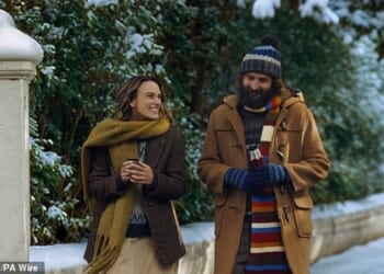 Waitrose has entered the Christmas advert  fray with a syrupy four-minute mini-movie inspired by Richard Curtis romcoms starring actress Keira Knightley and comedian Joe Wilkinson