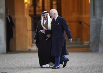 Speculation has mounted over Andrew Mountbatten-Windsor's future after the King was flown by helicopter to a secret summit in the Cotswolds with the King of Bahrain